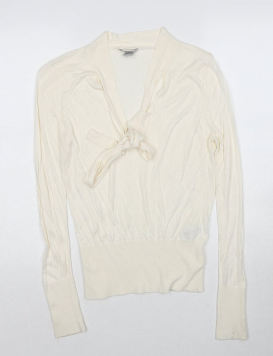 Womens UK Size M H&M Ivory Pullover Jumper