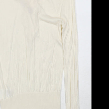 Womens UK Size M H&M Ivory Pullover Jumper
