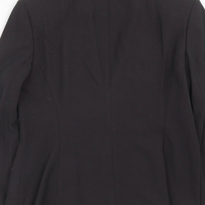 Marks and Spencer Womens Grey Polyester Jacket Blazer Size 12