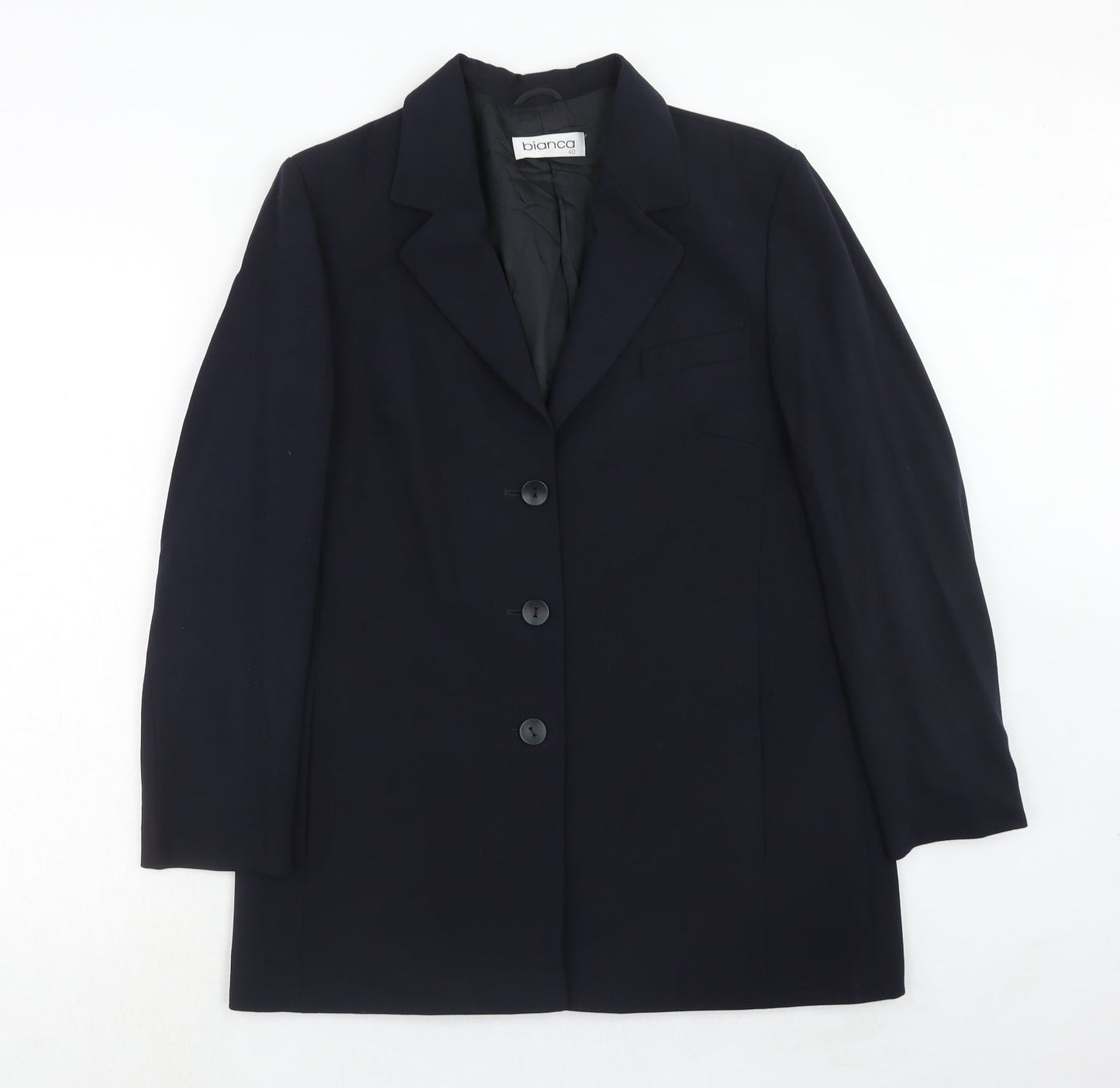 Womens UK Size 12 Bianca Regular Blue Suit Jacket