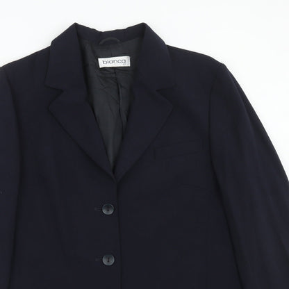 Womens UK Size 12 Bianca Regular Blue Suit Jacket