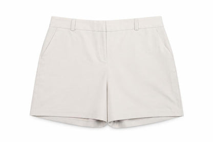 Dorothy Perkins Womens Beige Polyester Mom Shorts Size 22 Regular Hook & Eye