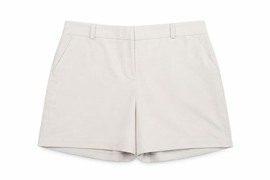 Dorothy Perkins Womens Beige Polyester Mom Shorts Size 22 Regular Hook & Eye