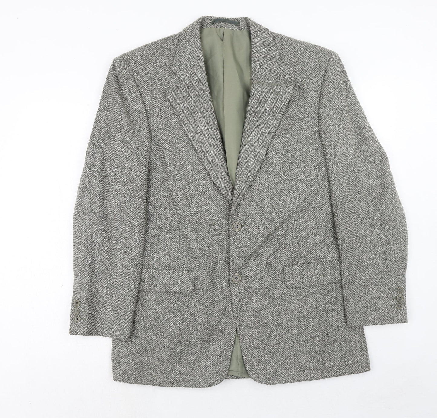 Mens UK Size 38 Greenwoods Regular Grey Suit Jacket