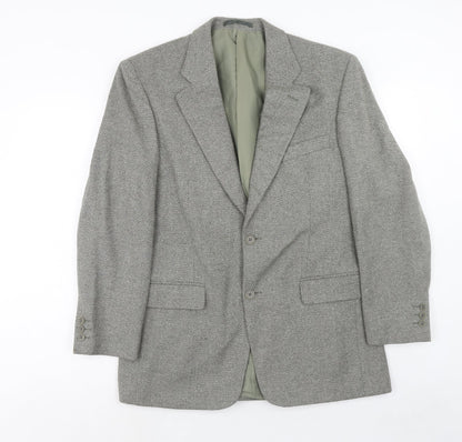 Mens UK Size 38 Greenwoods Regular Grey Suit Jacket
