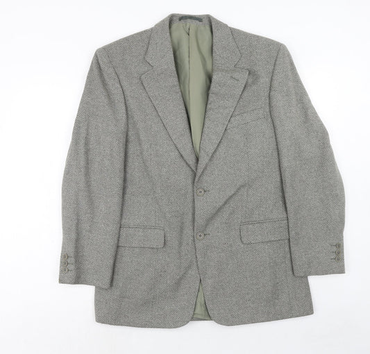 Mens UK Size 38 Greenwoods Regular Grey Suit Jacket
