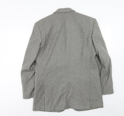 Mens UK Size 38 Greenwoods Regular Grey Suit Jacket
