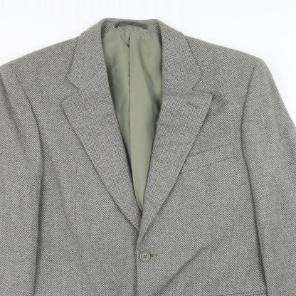 Mens UK Size 38 Greenwoods Regular Grey Suit Jacket