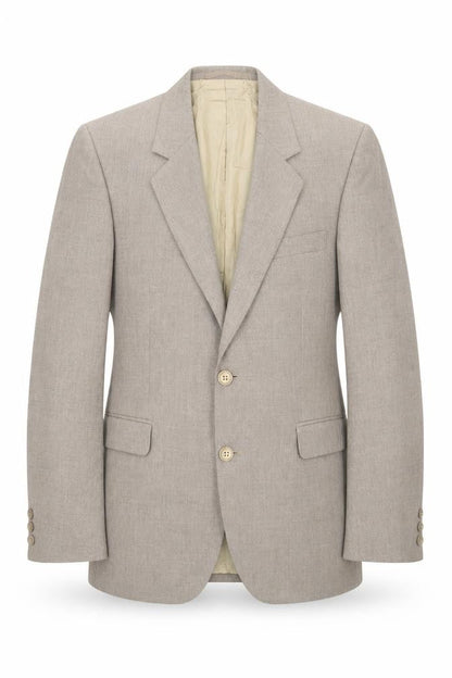 Finesse Mens Beige Polyester Jacket Suit Jacket Size 38 Regular