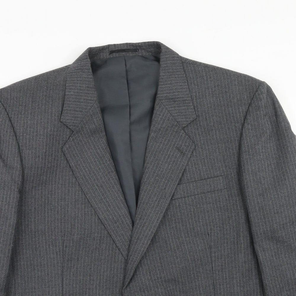 Mens UK Size 44 C&A Regular Grey Suit Jacket