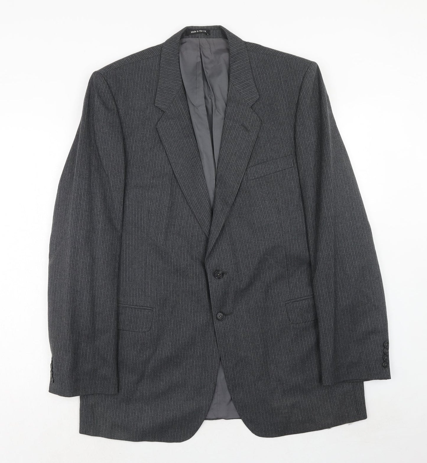 Mens UK Size 44 St Michael Regular Grey Suit Jacket