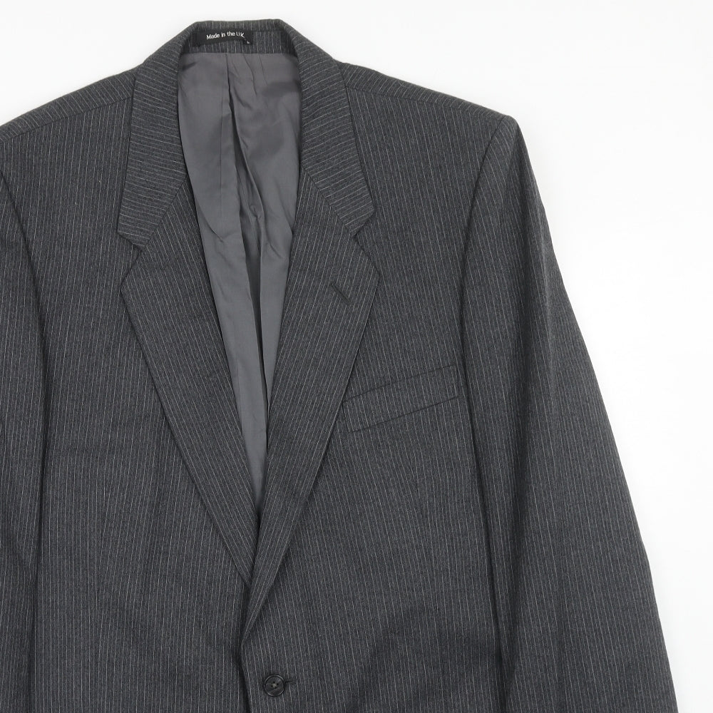 Mens UK Size 44 St Michael Regular Grey Suit Jacket