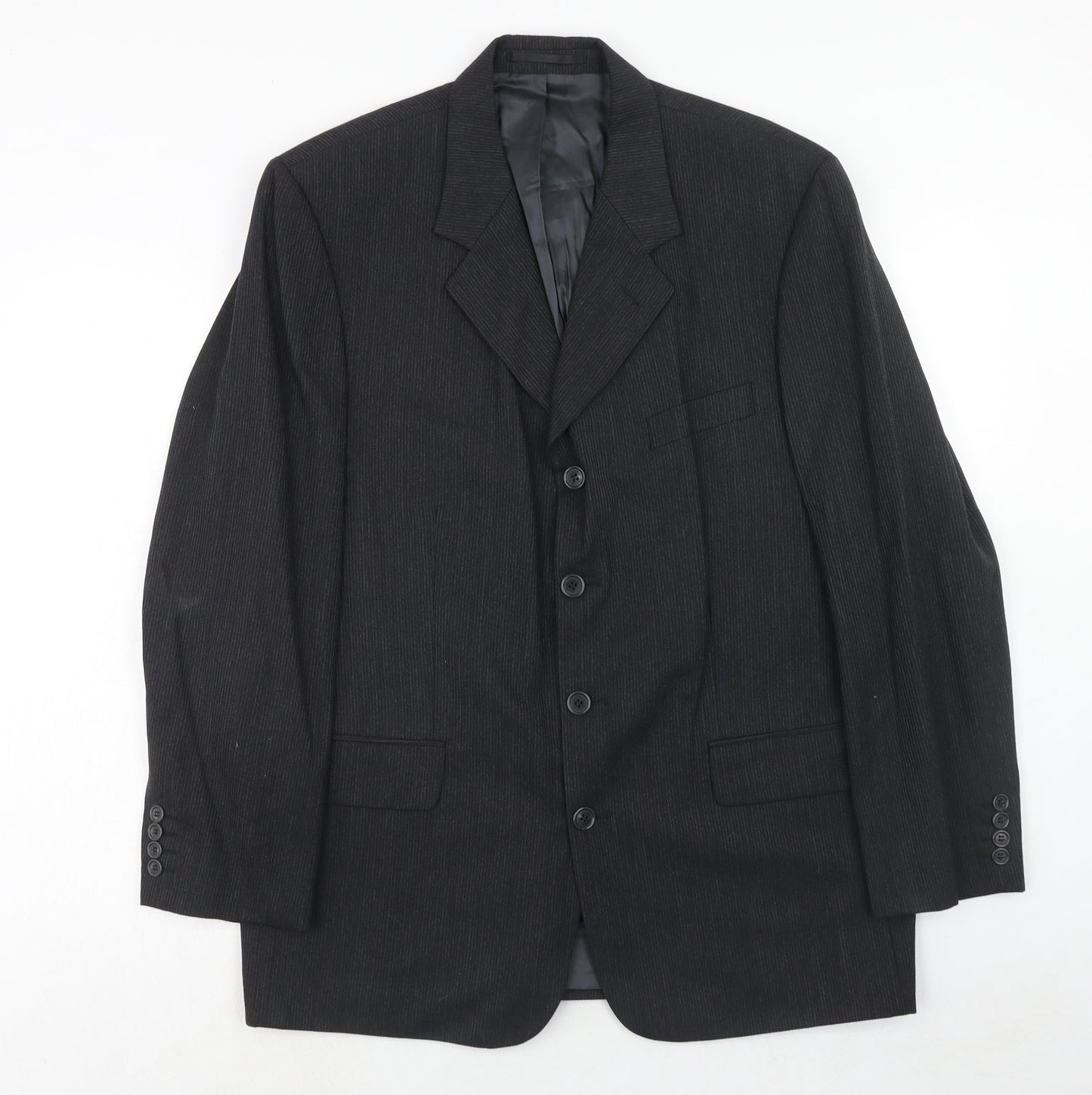 Mens UK Size 42 Charlton Gray Regular Grey Suit Jacket