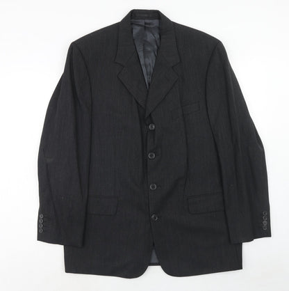 Mens UK Size 42 Charlton Gray Regular Grey Suit Jacket