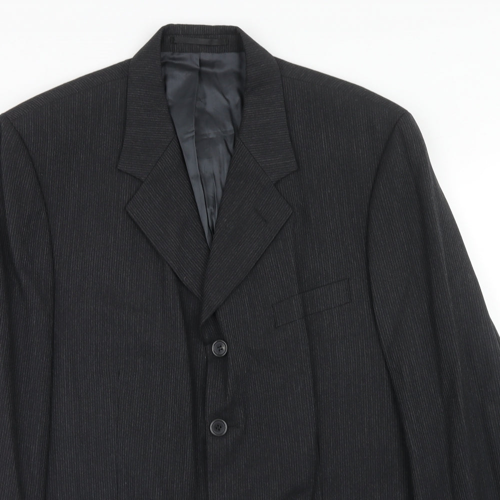 Mens UK Size 42 Charlton Gray Regular Grey Suit Jacket