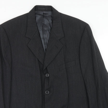Mens UK Size 42 Charlton Gray Regular Grey Suit Jacket