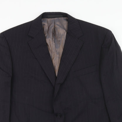 Mens UK Size 42 Marks and Spencer Regular Black Suit Jacket
