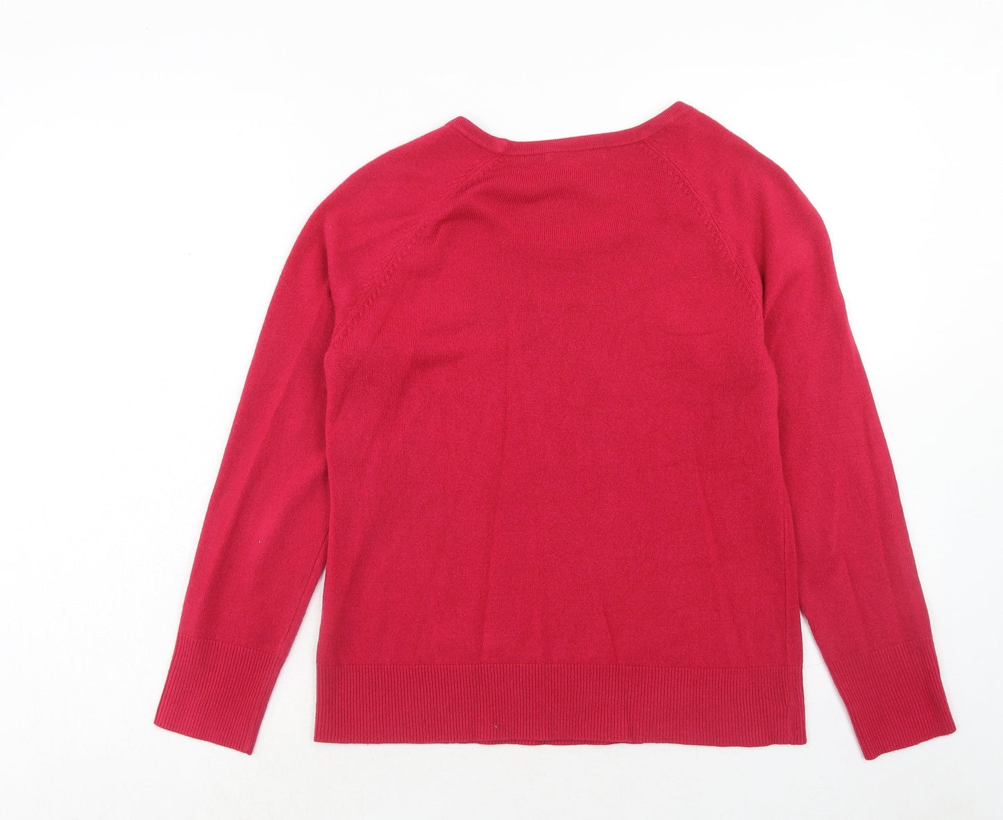 Womens UK Size 14 Per Una Pink Pullover Jumper