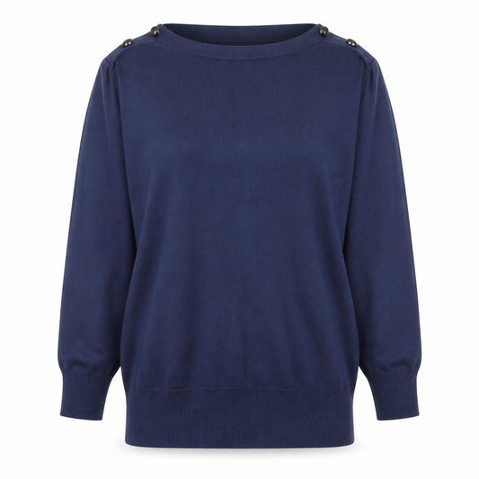 Womens UK Size 12 Simply Be Blue Pullover Jumper