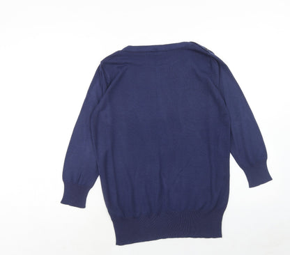 Womens UK Size 12 Simply Be Blue Pullover Jumper