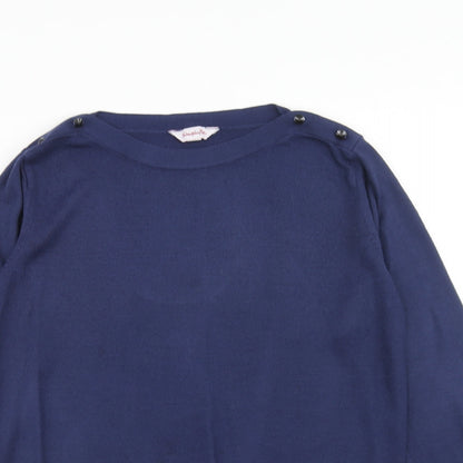 Womens UK Size 12 Simply Be Blue Pullover Jumper