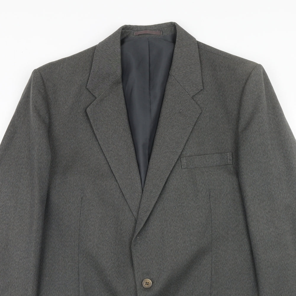 Mens UK Size 42 Hodges Regular Grey Suit Jacket