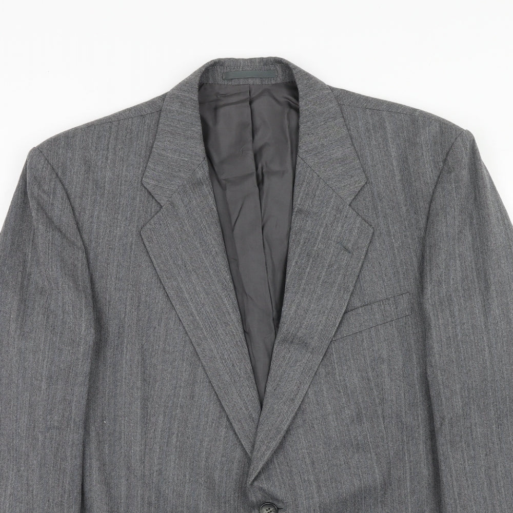 Mens UK Size 42 Marks and Spencer Regular Grey Suit Jacket