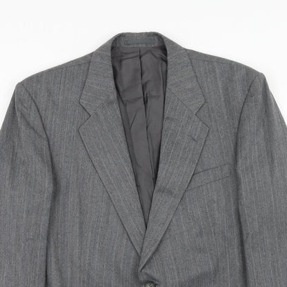 Mens UK Size 42 Marks and Spencer Regular Grey Suit Jacket