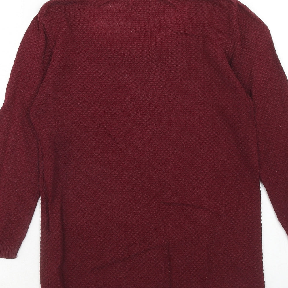 Womens UK Size S Stradivarius Red Pullover Jumper