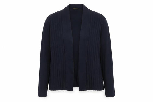 Precis Womens Blue V-Neck Viscose Cardigan Jumper Size S