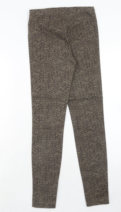 Womens UK Size 6 H&M Regular Fit  Brown Trousers