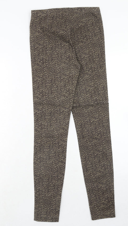 Womens UK Size 6 H&M Regular Fit  Brown Trousers