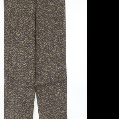 Womens UK Size 6 H&M Regular Fit  Brown Trousers