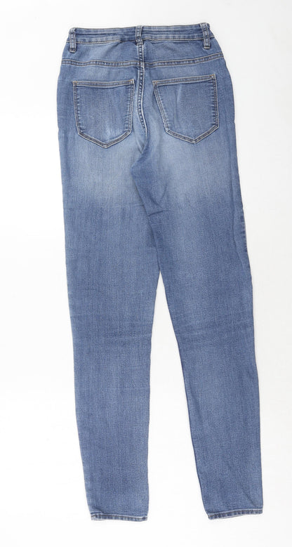 Womens UK Size 6 H&M Regular Fit Skinny Blue Jeans