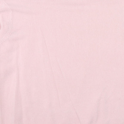 Womens UK Size 18 Pure & Natural Pink Pullover Jumper