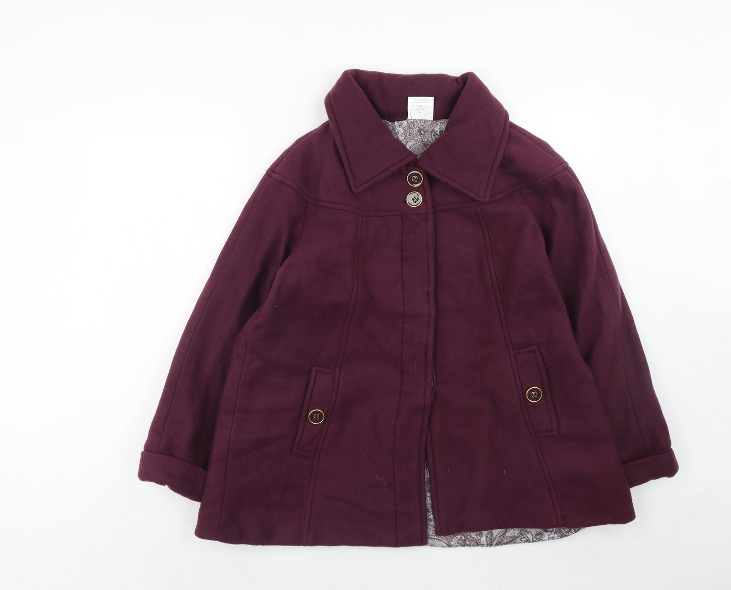 Womens UK Size 14 Anne De Lancay Purple Jacket
