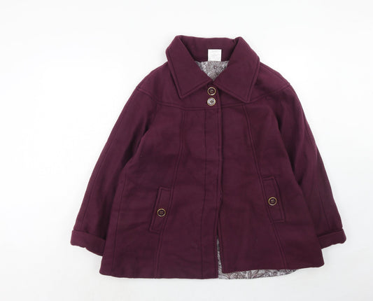Womens UK Size 14 Anne De Lancay Purple Jacket