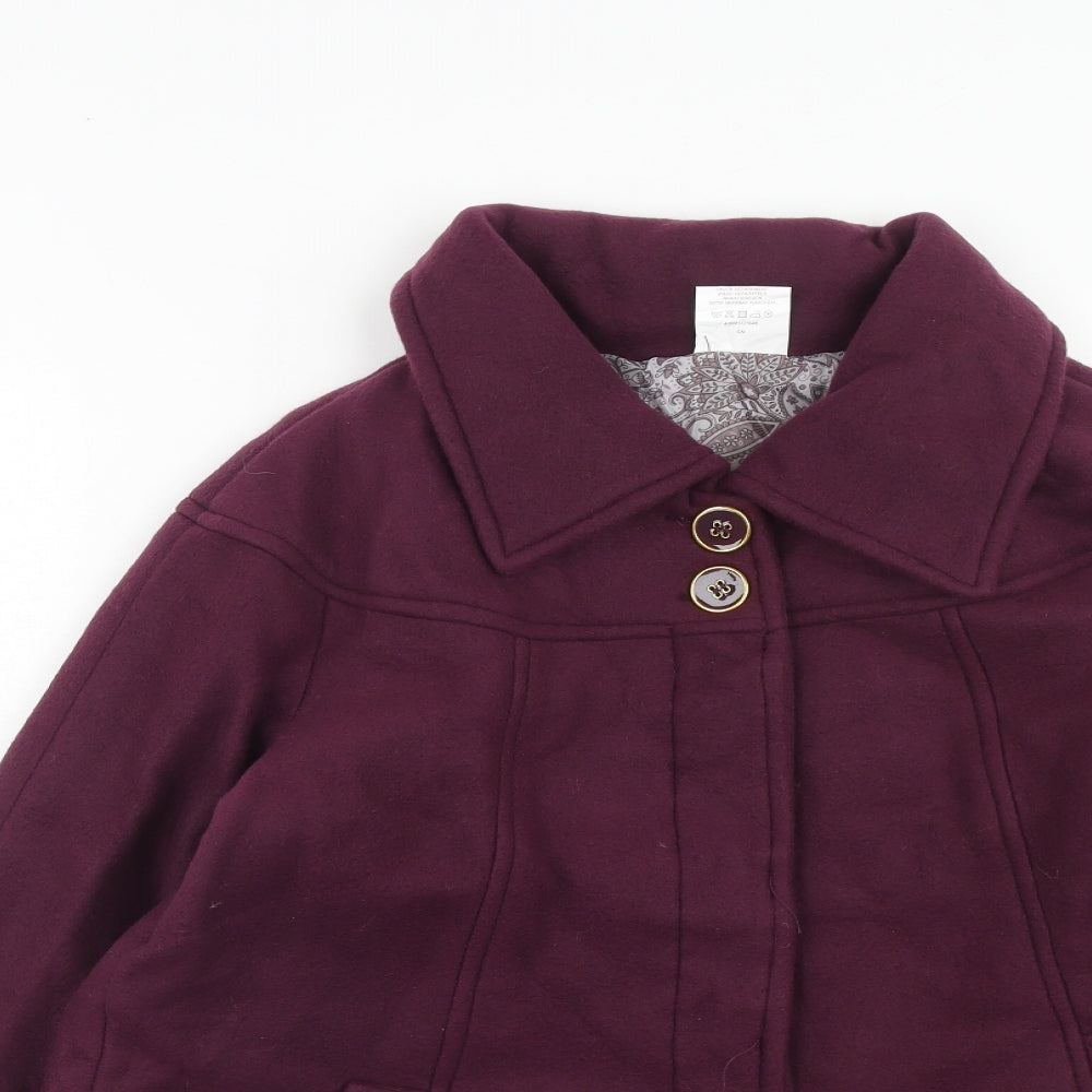 Womens UK Size 14 Anne De Lancay Purple Jacket