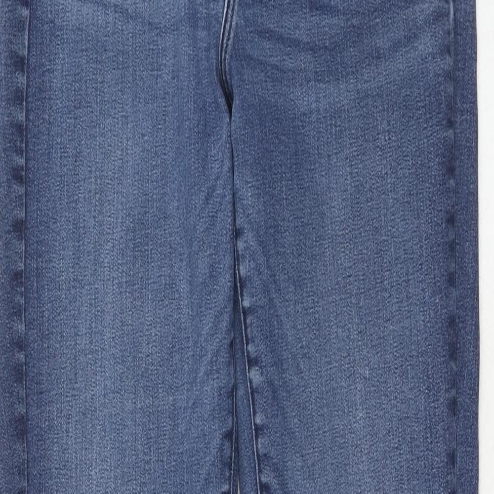 Universal Thread Womens Blue Cotton Skinny Jeans Size 6 Regular Zip
