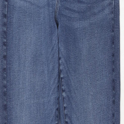 Universal Thread Womens Blue Cotton Skinny Jeans Size 6 Regular Zip