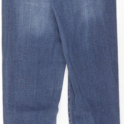 Universal Thread Womens Blue Cotton Skinny Jeans Size 6 Regular Zip