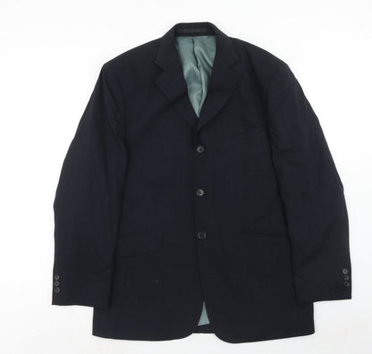 Mens UK Size 40 Marks and Spencer Regular Blue Suit Jacket