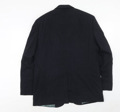 Mens UK Size 40 Marks and Spencer Regular Blue Suit Jacket