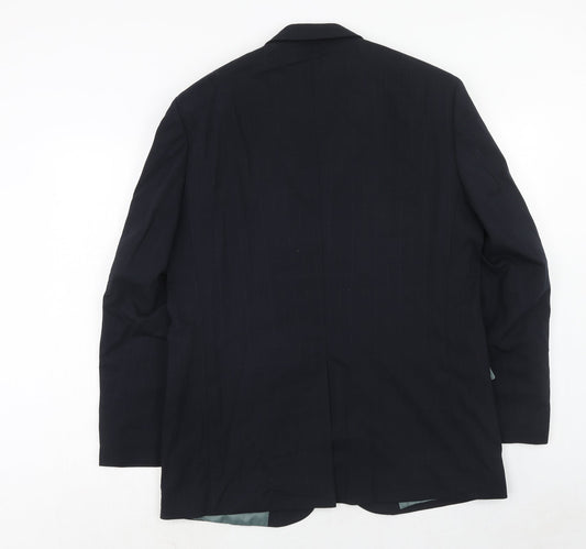 Mens UK Size 40 Marks and Spencer Regular Blue Suit Jacket