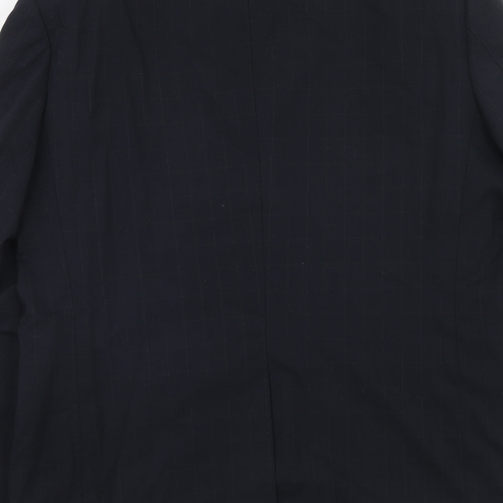 Mens UK Size 40 Marks and Spencer Regular Blue Suit Jacket