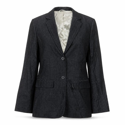 Principles Womens Grey Wool Jacket Suit Jacket Size 8