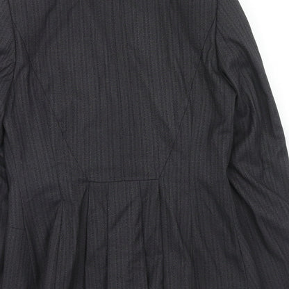 NEXT Womens Grey Polyester Jacket Blazer Size 12