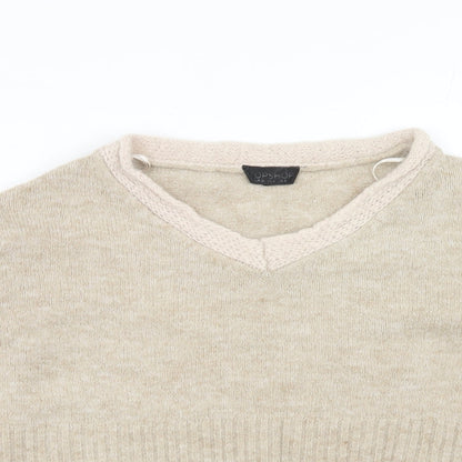 Womens UK Size 8 Topshop Brown Pullover Jumper