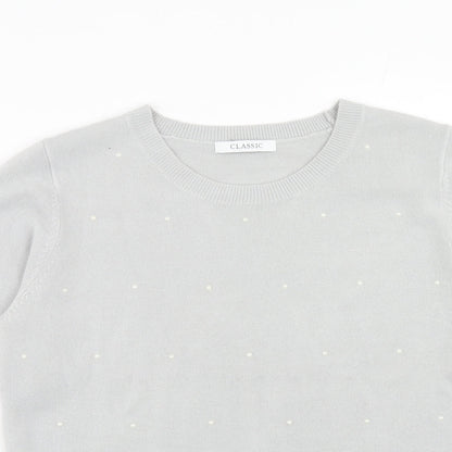 Womens UK Size 12 Marks and Spencer Grey Pullover Jumper