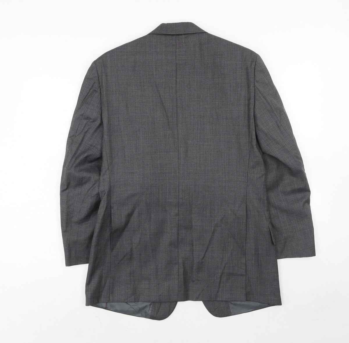 Felina Mens Grey Wool Jacket Suit Jacket Size 36 Regular